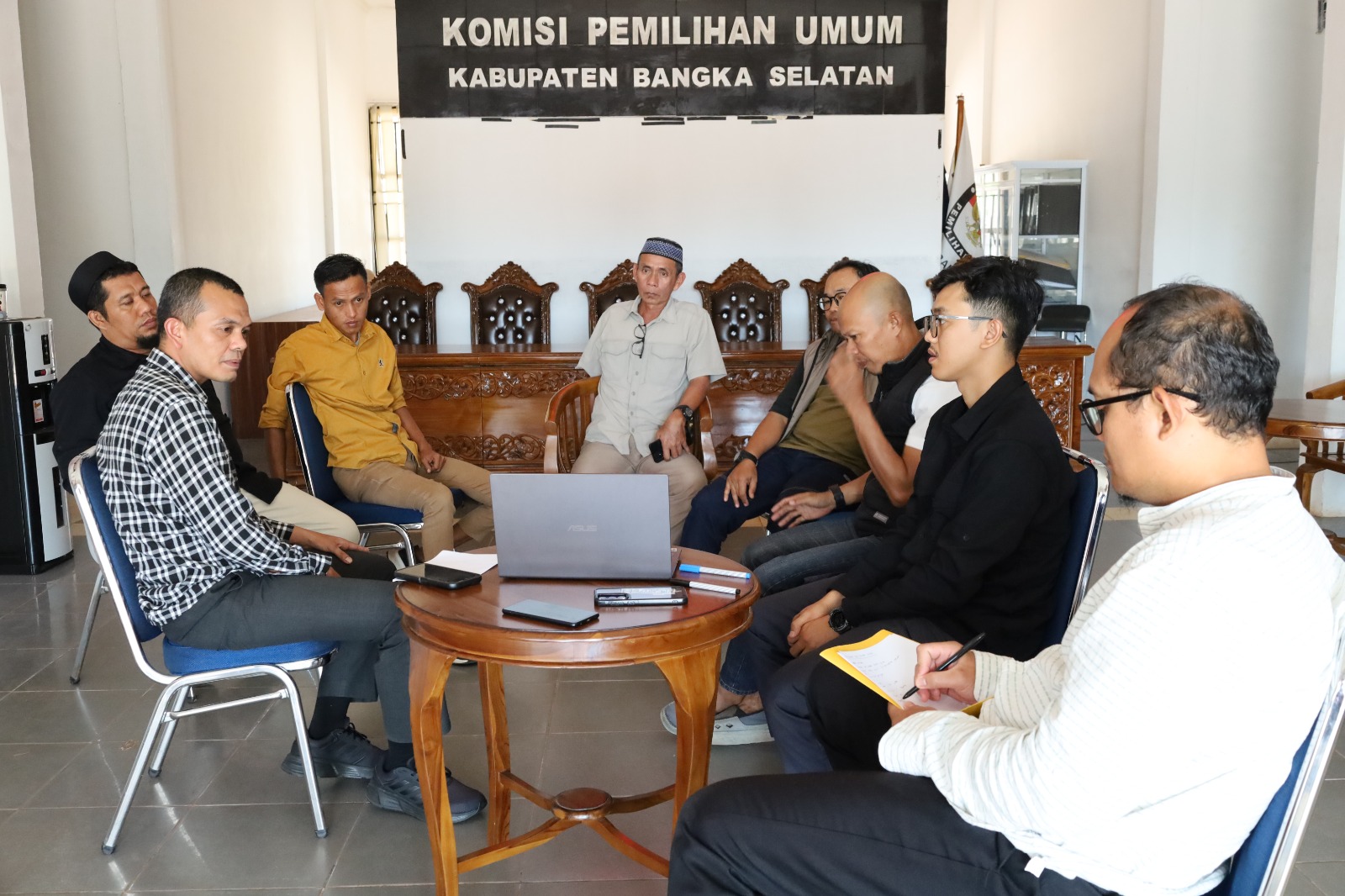 RAPAT PERSIAPAN VISITASI DAN MONITORING PERSENTASI KETERBUKAAN INFORMASI PUBLIK